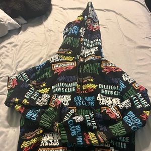 Billionaire Boys Club Full Zip Multi Logo Hoodie